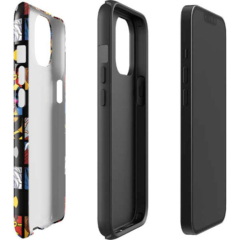 Marvel X-Men Pattern iPhone 15 Plus Impact Case
