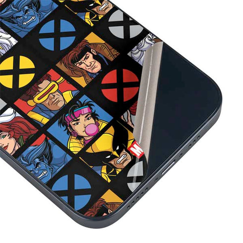 Marvel X-Men Pattern iPhone 15 Plus Skin
