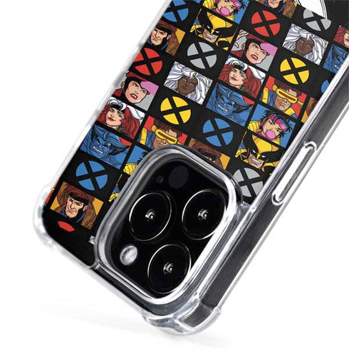 Marvel X-Men Pattern iPhone 15 Pro MagSafe Case