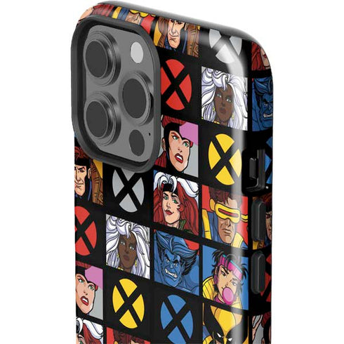 Marvel X-Men Pattern iPhone 15 Pro Max Impact Case
