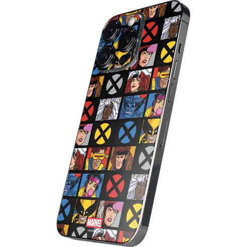 Marvel X-Men Pattern iPhone 15 Pro Skin