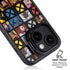 Marvel X-Men Pattern iPhone 16 Kickstand Case