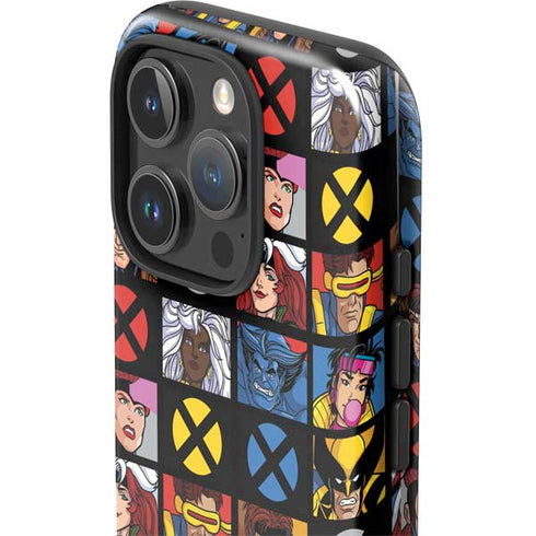 Marvel X-Men Pattern iPhone 16 Pro Max Impact Case