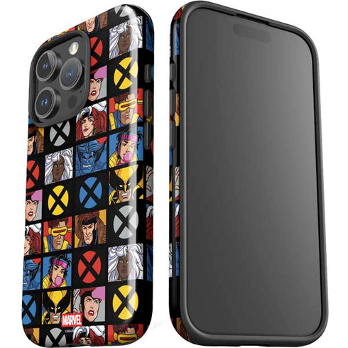 Marvel X-Men Pattern iPhone 16 Pro Max Impact Case