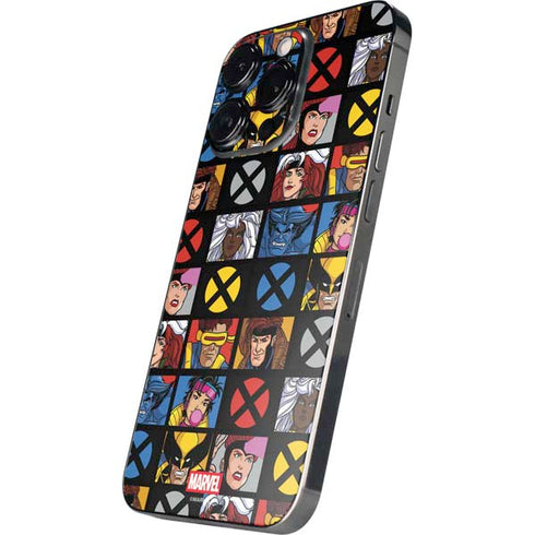 Marvel X-Men Pattern iPhone 16 Pro Skin