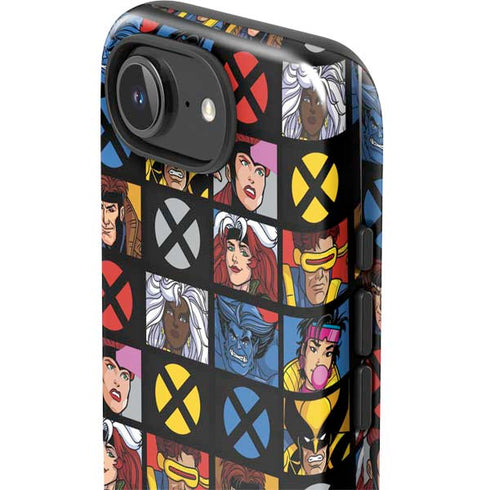 Marvel X-Men Pattern iPhone 16e Impact Case