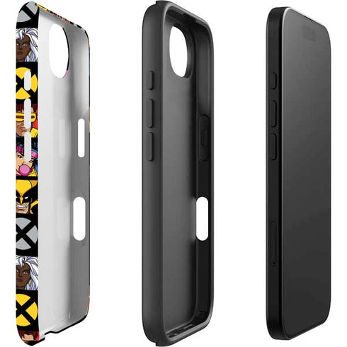 Marvel X-Men Pattern iPhone 16e Impact Case