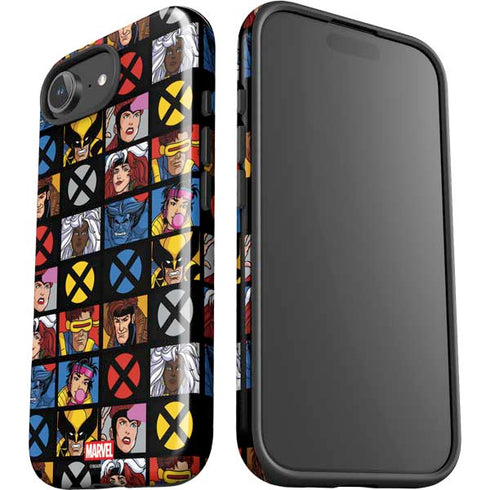 Marvel X-Men Pattern iPhone 16e Impact Case