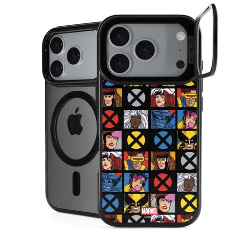 Marvel X-Men Pattern iPhone 18 Pro Max Kickstand Case