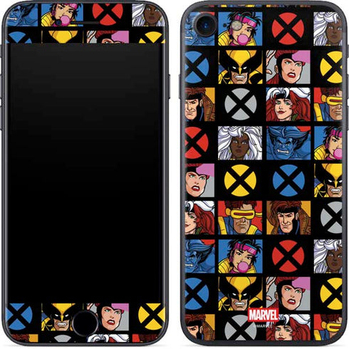Marvel X-Men Pattern iPhone 8 Skin