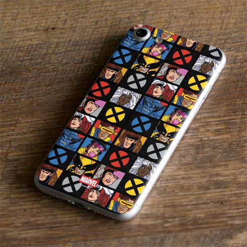 Marvel X-Men Pattern iPhone 8 Skin