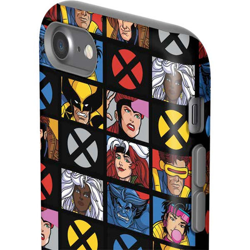 Marvel X-Men Pattern iPhone SE (2nd & 3rd Gen) Pro Case