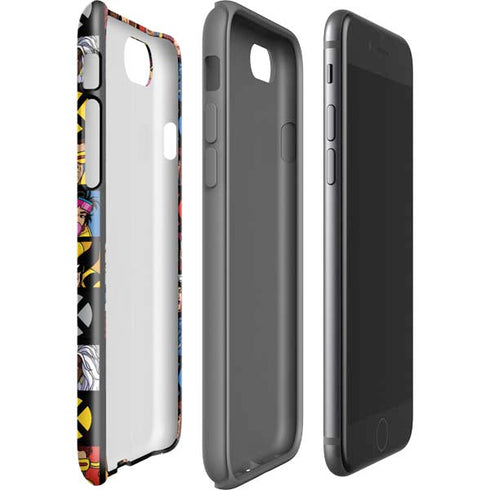 Marvel X-Men Pattern iPhone SE (2nd & 3rd Gen) Pro Case