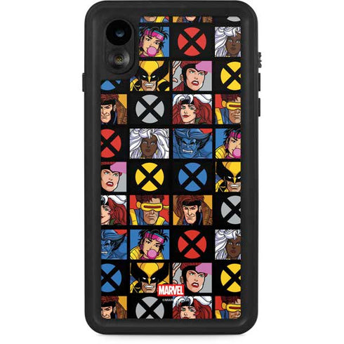Marvel X-Men Pattern iPhone XR Waterproof Case