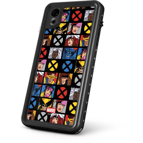 Marvel X-Men Pattern iPhone XR Waterproof Case