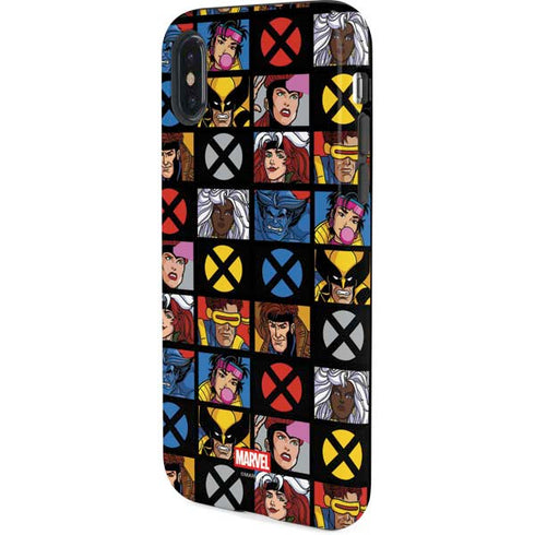 Marvel X-Men Pattern iPhone XS Pro Case