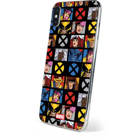 Marvel X-Men Pattern iPhone XS Skin