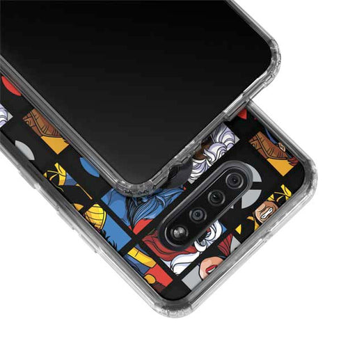 Marvel X-Men Pattern LG K51/Q51 Clear Case
