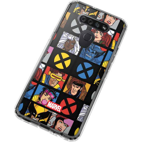 Marvel X-Men Pattern LG K51/Q51 Clear Case