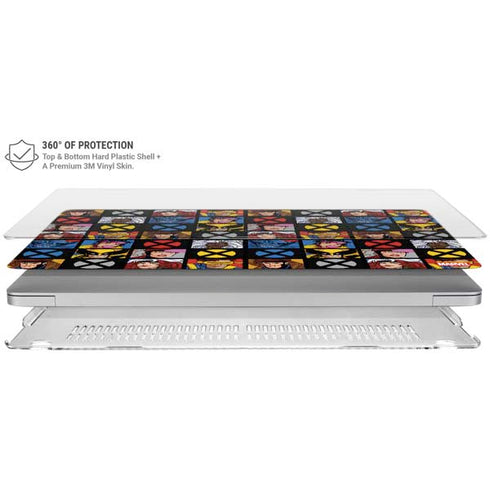 Marvel X-Men Pattern MacBook Air 15in (2023-2025) Case plus Skin