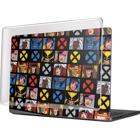 Marvel X-Men Pattern MacBook Pro 14in (2021-24) Case plus Skin