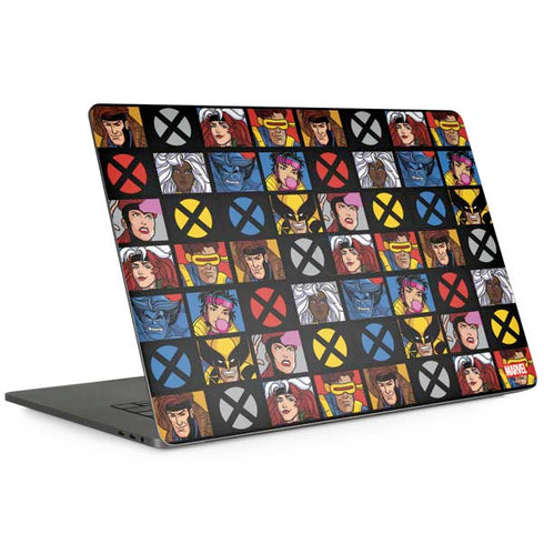 Marvel X-Men Pattern MacBook Skins