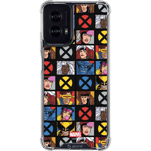 Marvel X-Men Pattern Moto G Power 5G (2024) Clear Case