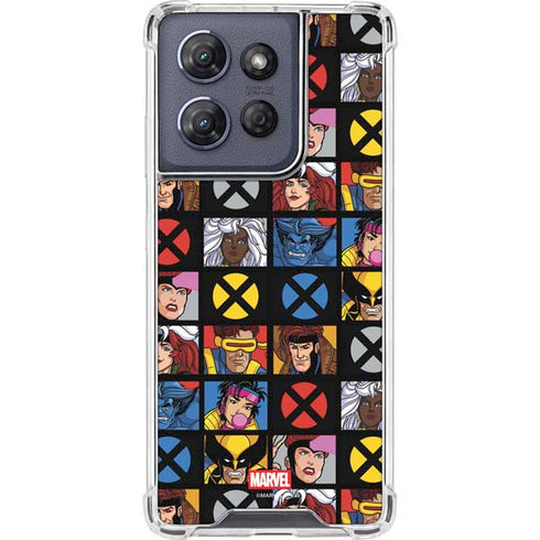 Marvel X-Men Pattern Moto G Power 5G (2025) Clear Case