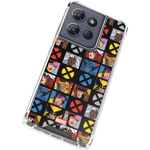 Marvel X-Men Pattern Moto G Power 5G (2025) Clear Case