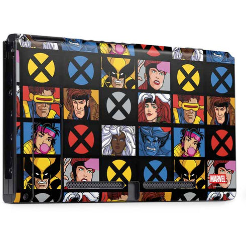 Marvel X-Men Pattern Nintendo Switch Bundle Skin