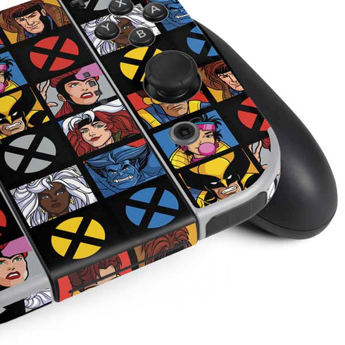 Marvel X-Men Pattern Nintendo Switch OLED (2021) Skin