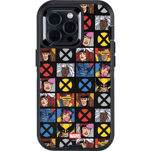 Marvel X-Men Pattern Otterbox Defender iPhone Skin