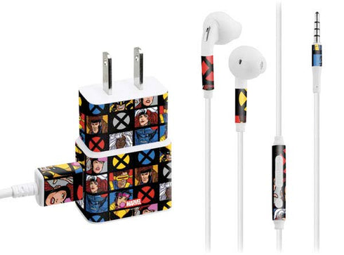 Marvel X-Men Pattern Phone Charger Skin