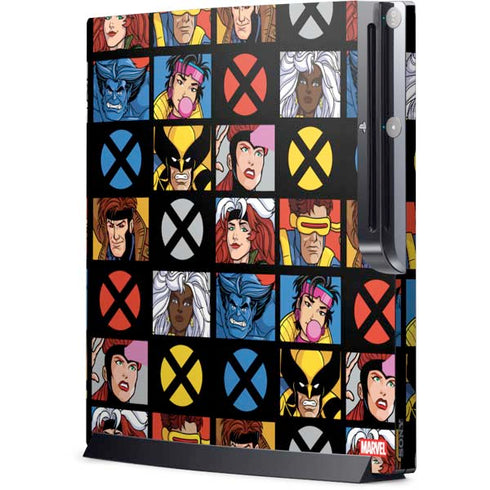 Marvel X-Men Pattern Playstation 3 & PS3 Slim Skin