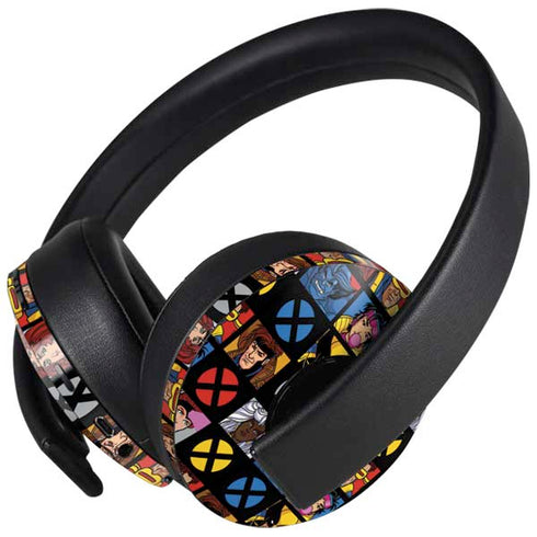Marvel X-Men Pattern PlayStation 4 Gold Wireless Headset Skin