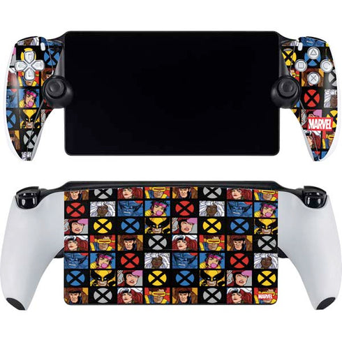 Marvel X-Men Pattern PlayStation Portal Remote Player Skin