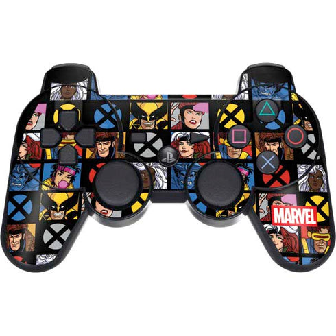 Marvel X-Men Pattern PS3 Dual Shock wireless controller Skin