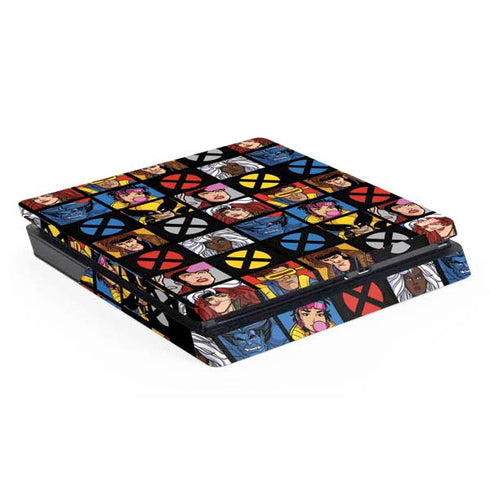 Marvel X-Men Pattern PS4 Slim Skin