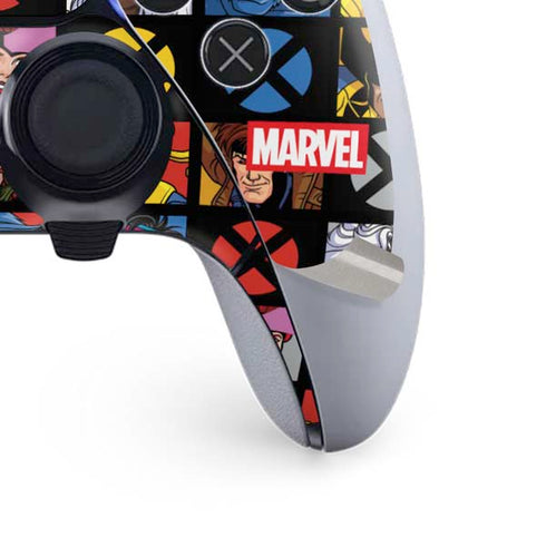 Marvel X-Men Pattern PS5 DualSense Edge Pro Controller Skin