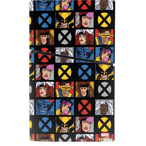 Marvel X-Men Pattern PS5 Slim Digital Edition Bundle Skin
