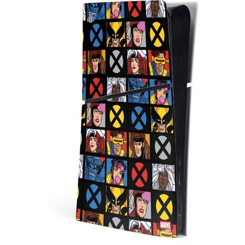 Marvel X-Men Pattern PlayStation PS5 Skins