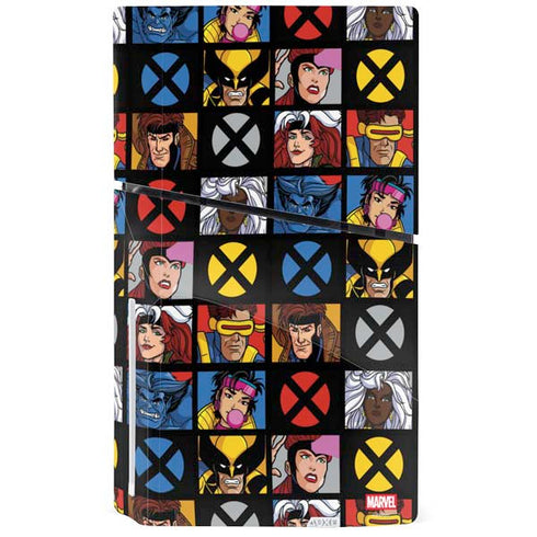 Marvel X-Men Pattern PS5 Slim Disk Bundle Skin