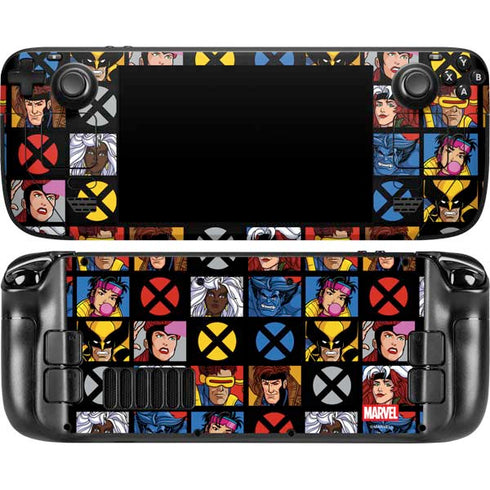 Marvel X-Men Pattern Steam Deck Handheld Gaming Computer OLED Skin