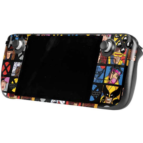 Marvel X-Men Pattern Steam Deck Handheld Gaming Computer OLED Skin