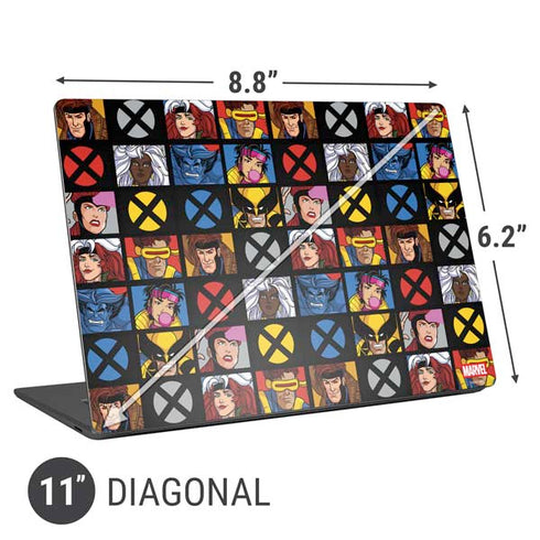 Marvel X-Men Pattern Universal Laptop 11in (8.8 x 6.2in) Skin