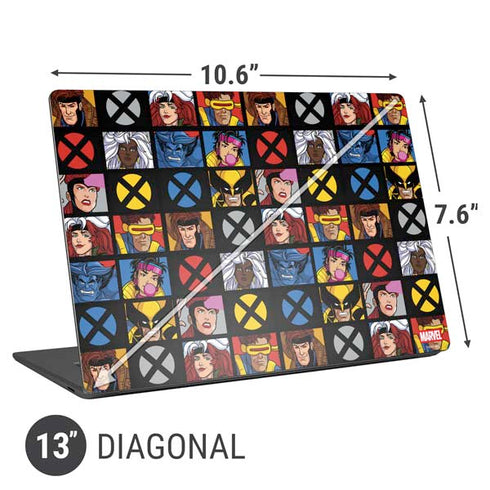 Marvel X-Men Pattern Universal Laptop 13in (10.6 x 7.6in) Skin