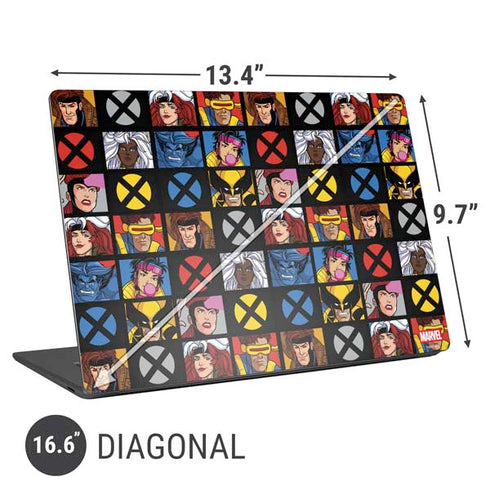 Marvel X-Men Pattern Universal Laptop 16.6in (13.4 x 9.7in) Skin