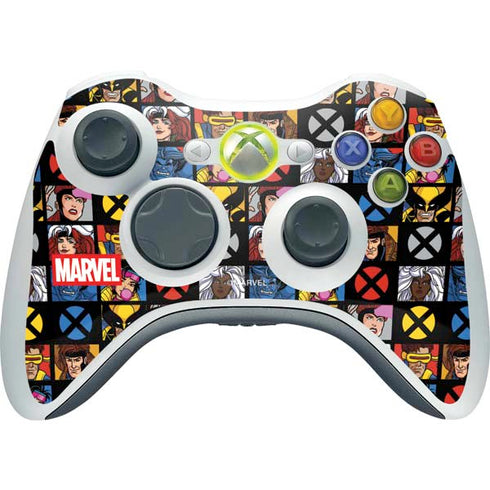 Marvel X-Men Pattern Xbox 360 Wireless Controller Skin