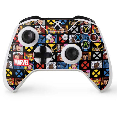 Marvel X-Men Pattern Xbox One S Console and Controller Bundle Skin