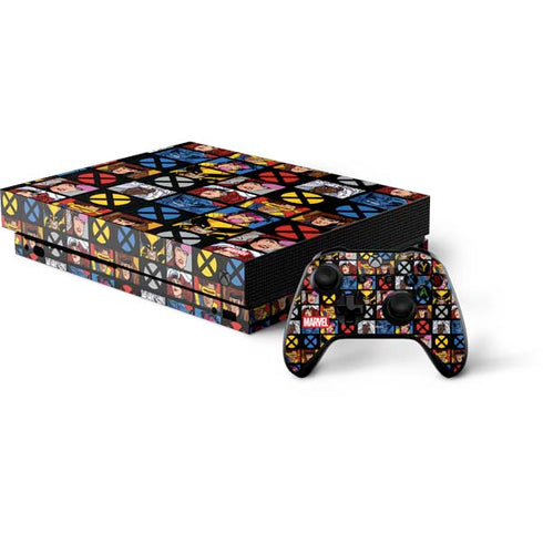 Marvel X-Men Pattern Xbox One Skins
